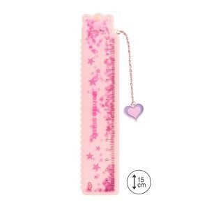 REGLA 15CM GLITTER BACK2FUN UNICORNIO