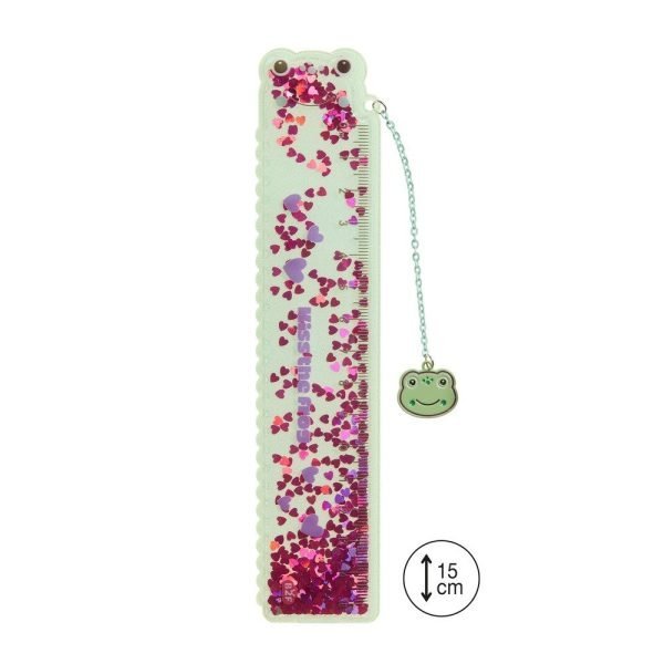 REGLA 15CM GLITTER BACK2FUN RANITA