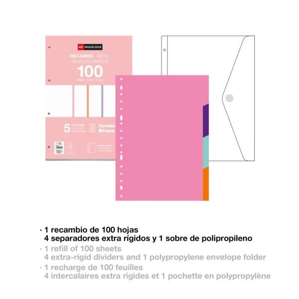 PORTABLOC MIQUELRIUS POLYFOAM C/RECAM. BETWEEN THE LINES LAVANDA - Imagen 3