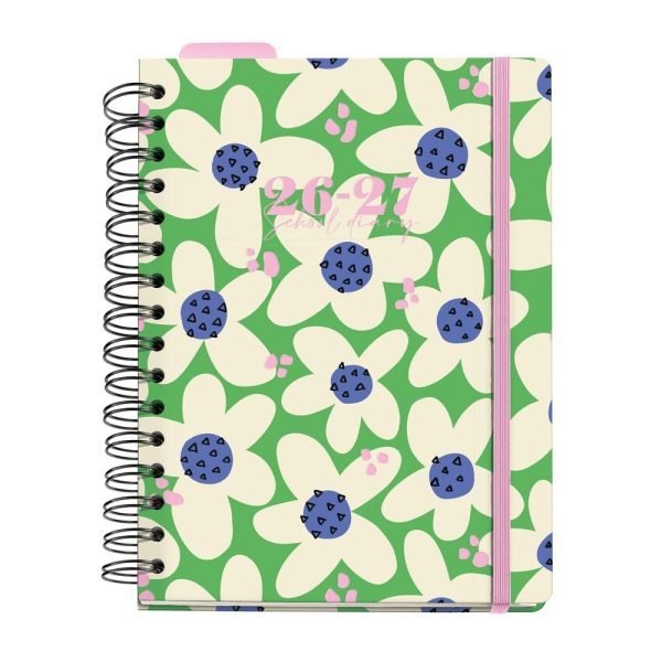 AGENDA ESCOLAR MIQUELRIUS 26/27 A5 DIARIA GREEN BLOOM