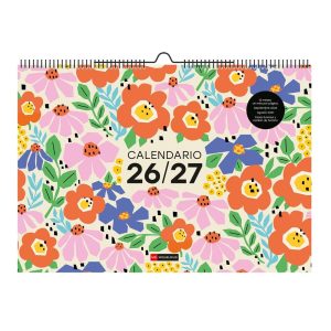 CALENDARIO ESCOLAR MIQUELRIUS PARED A3 HUTTER FLOWER 26/27