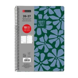 AGENDA 18 MESES PLUS MIQUELRIUS 26/27 A5 SEMANAL GEO GARDEN