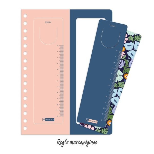 AGENDA 18 MESES PLUS MIQUELRIUS 26/27 A5 SEMANAL WIRE-O BLACK BLOOM - Imagen 4