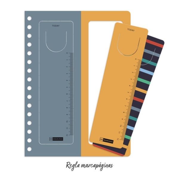 AGENDA 18 MESES PLUS MIQUELRIUS 26/27 A5 SEMANAL WIRE-O STRIPES - Imagen 6