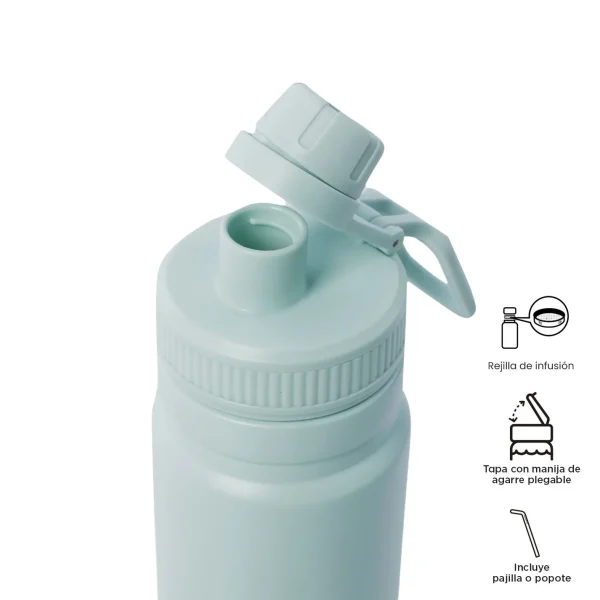 BOTELLA ISOTÉRMICA TOTTO 550ML AZUL - Imagen 3