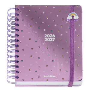 AGENDA ESCOLAR BACK2FUN 26/27 A5 DIARIA ARCOIRIS