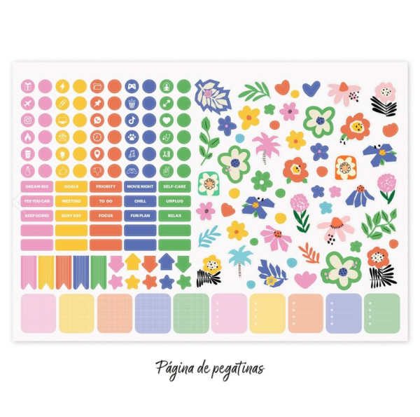 CALENDARIO ESCOLAR MIQUELRIUS PARED A3 HUTTER FLOWER 26/27 - Imagen 3
