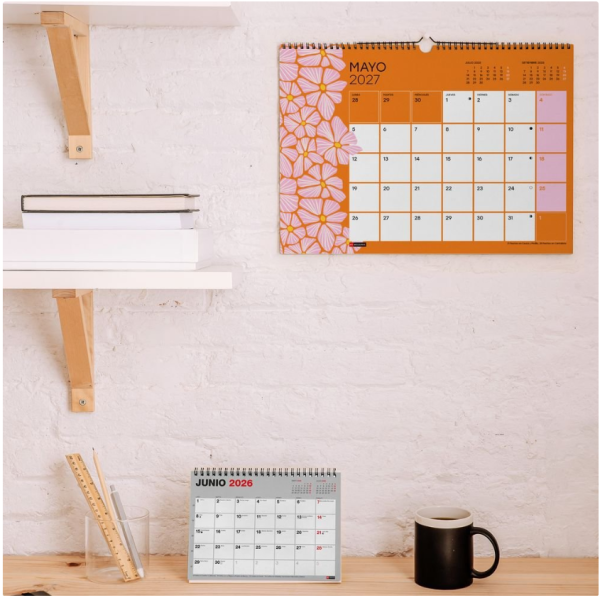 CALENDARIO ESCOLAR MIQUELRIUS PARED A3 HUTTER FLOWER 26/27 - Imagen 6