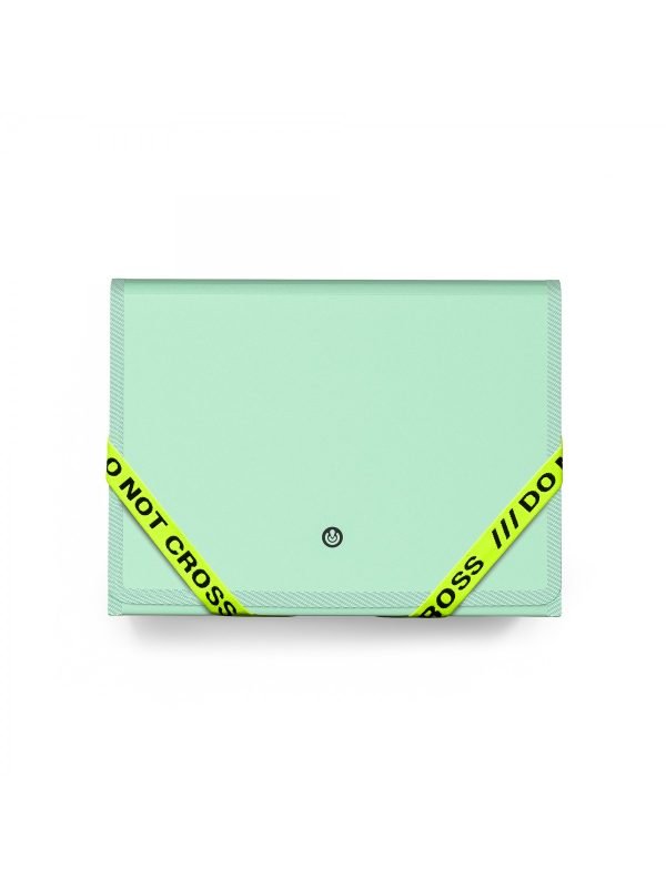 CARPETA ACORDEÓN CARCHIVO DO NOT CROSS MINT