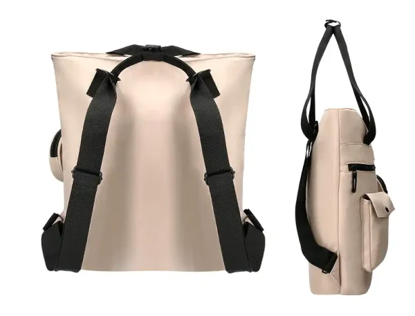 BOLSO MOCHILA ANTARTIK COLOR BEIGE 400x120x390 mm - Imagen 3
