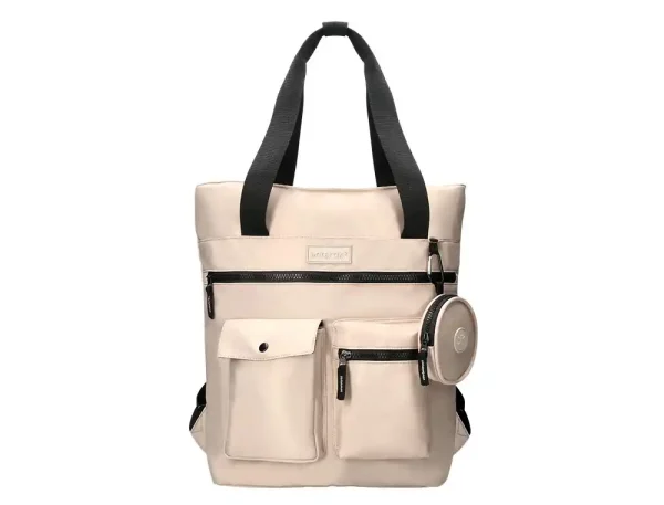 BOLSO MOCHILA ANTARTIK COLOR BEIGE 400x120x390 mm