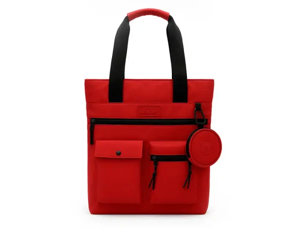 BOLSO MOCHILA ANTARTIK COLOR BURDEOS 400x120x390 mm