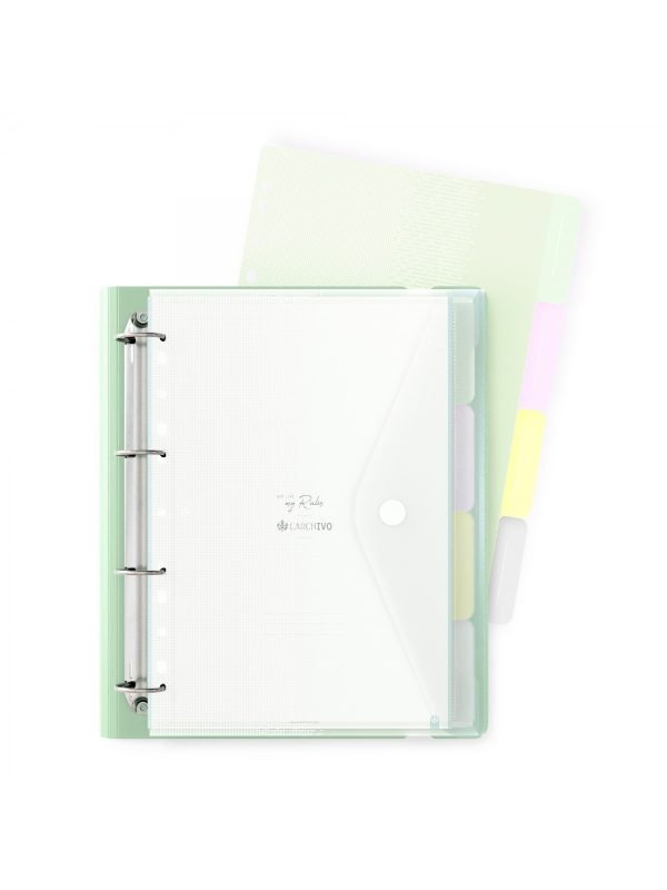 PORTABLOC CARCHIVO POLYFOAM SOFT VERDE PASTEL - Imagen 2