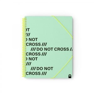 CARPETA FUNDAS ESPIRAL CARCHIVO 20 UND. DO NOT CROSS MINT