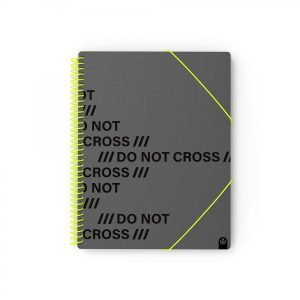 CARPETA FUNDAS ESPIRAL CARCHIVO 20 UND. DO NOT CROSS CHARCOAL
