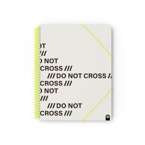 CARPETA FUNDAS ESPIRAL CARCHIVO 20 UND. DO NOT CROSS GREY