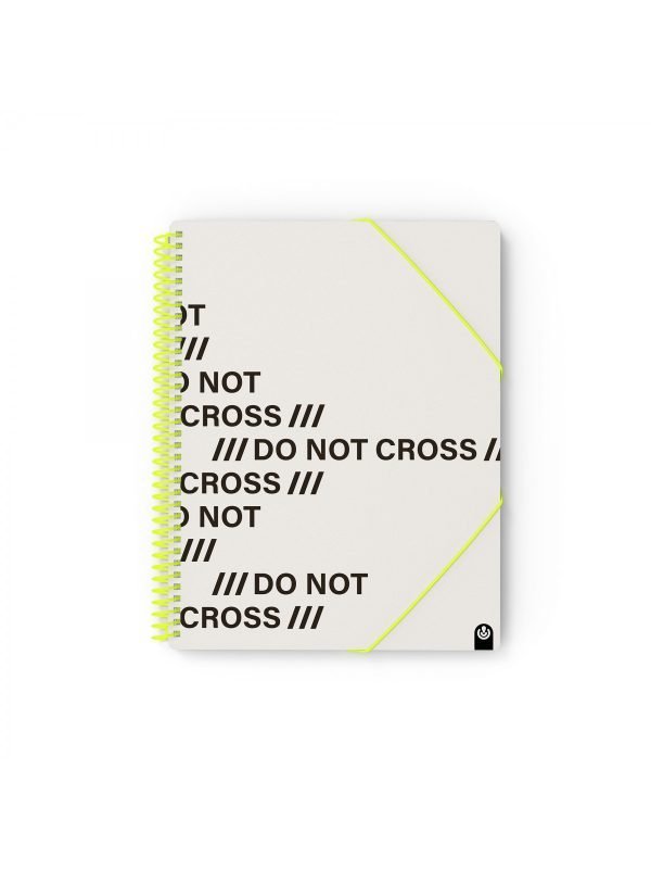 CARPETA FUNDAS ESPIRAL CARCHIVO 40 UND. DO NOT CROSS GREY