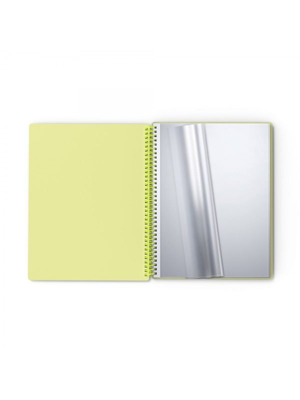 CARPETA FUNDAS ESPIRAL CARCHIVO 40 UND. DO NOT CROSS ARMY GREEN - Imagen 2