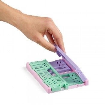 CAJA PLEGABLE Y APILABLE APLI COLOR ROSA,LILA y TURQUESA PASTELES - Imagen 4