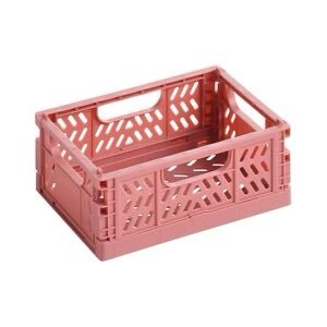 CAJA PLEGABLE Y APILABLE APLI COLOR ROSA