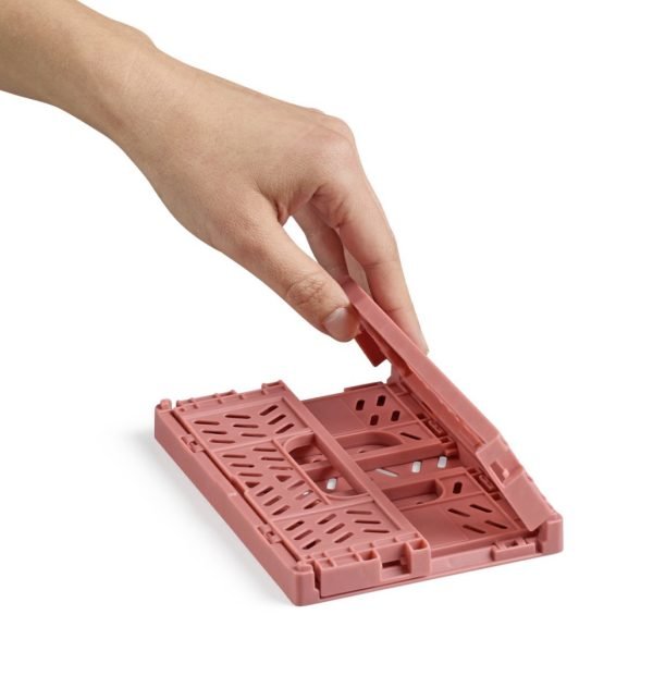 CAJA PLEGABLE Y APILABLE APLI COLOR ROSA - Imagen 3