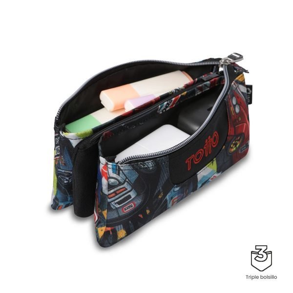 ESTUCHE TOTTO TRIPLE TABLERO COCHES - Imagen 3