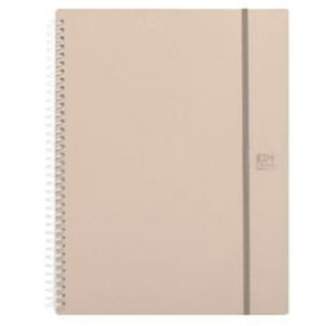 CARPETA FUNDAS ESPIRAL OXFORD 60 UND. FOREST BEIGE