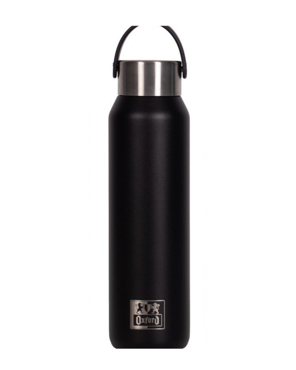 BOTELLA ISOTERMICA OXFORD 600ML NEGRA