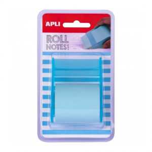 NOTAS ADHESIVAS APLI ROLL NOTES 8Mx50mm PASTEL AZUL