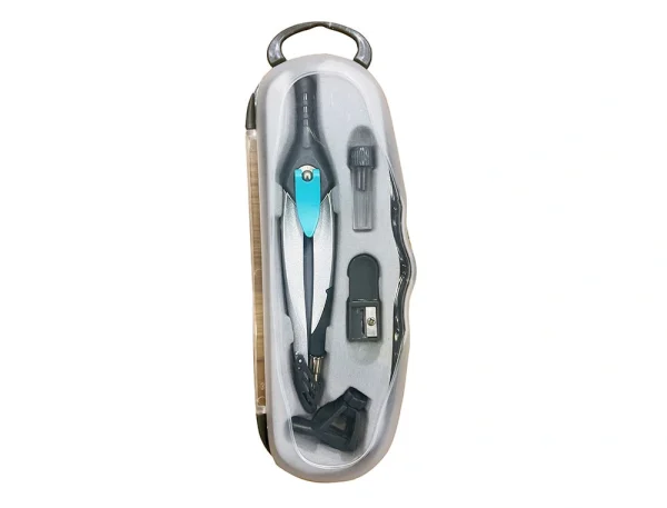 COMPÁS LIDERPAPEL LOCK DEVICE CON ADAPTADOR GRIS