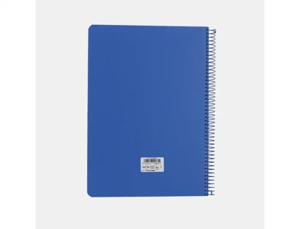 CUADERNO ESPIRAL ANTARTIK A4 CUADROS 80H POLYFOAM COLOR AZUL - Imagen 2