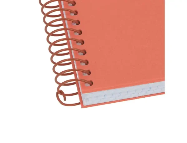 CUADERNO ESPIRAL ANTARTIK A4 CUADROS 80H POLYFOAM COLOR ROSA CORAL - Imagen 5
