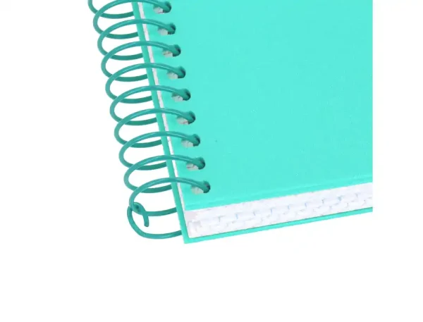 CUADERNO ESPIRAL ANTARTIK A4 CUADROS 80H POLYFOAM COLOR VERDE MENTA - Imagen 3