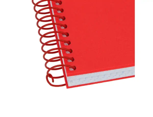 CUADERNO ESPIRAL ANTARTIK A4 CUADROS 80H POLYFOAM COLOR ROJO - Imagen 3