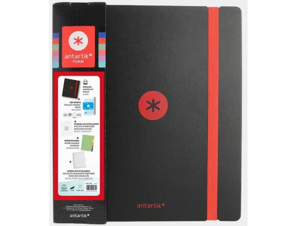 PORTABLOC ANTARTIK POLYFOAM C/RECAM. COLOR NEGRO Y ROJO - Imagen 2