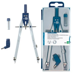 COMPÁS LIDERPAPEL MICROMETRICO CON ADAPTADOR