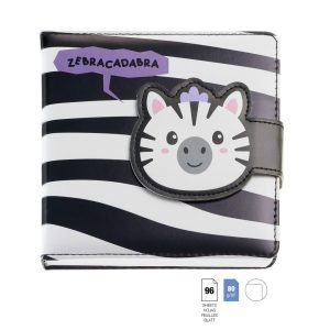 CUADERNO ACOLCHADO IMANTADO BACK2FUN ZEBRA