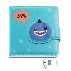 CUADERNO ACOLCHADO IMANTADO BACK2FUN TIBURON