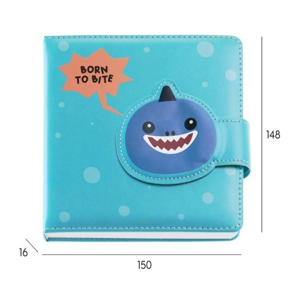 CUADERNO ACOLCHADO IMANTADO BACK2FUN TIBURON - Imagen 2
