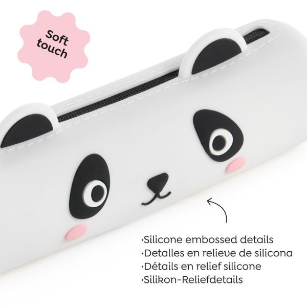 ESTUCHE SILICONA SENCILLO BACK2FUN PANDA - Imagen 4
