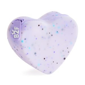 MONEDERO SILICONA BACK2FUN CORAZÓN MORADO