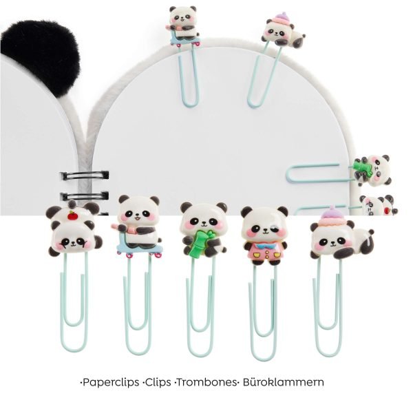 SET CLIPS 5UND. CLIP&CALM BACK2FUN PANDA VERDE - Imagen 2