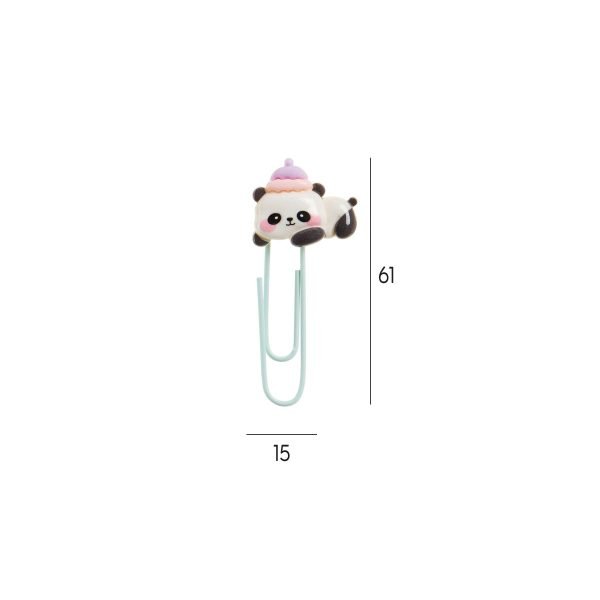 SET CLIPS 5UND. CLIP&CALM BACK2FUN PANDA VERDE - Imagen 3