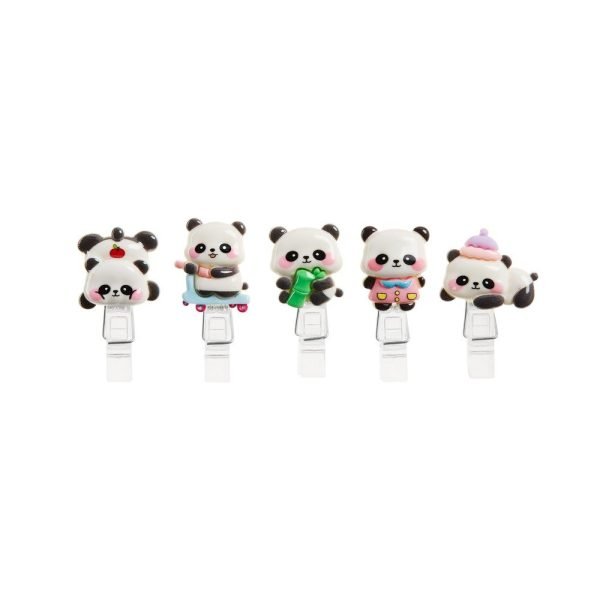SET PINZAS 5UND. CLIP&CALM BACK2FUN PANDA VERDE