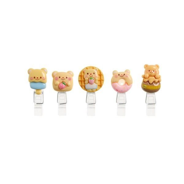 SET PINZAS 5UND. CLIP&CALM BACK2FUN OSO ROSA