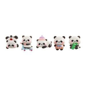 SET PINS 5UND. CLIP&CALM BACK2FUN PANDA VERDE