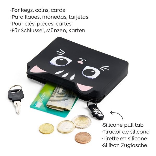 MONEDERO RECTANGULAR BACK2FUN GATO - Imagen 3