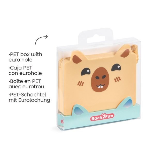 MONEDERO RECTANGULAR BACK2FUN CAPIBARA - Imagen 7