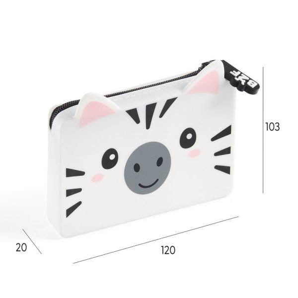 MONEDERO RECTANGULAR BACK2FUN ZEBRA - Imagen 2