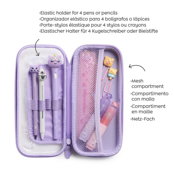 ESTUCHE SENCILLO TRANSPARENTE BACK2FUN PULPO - Imagen 5